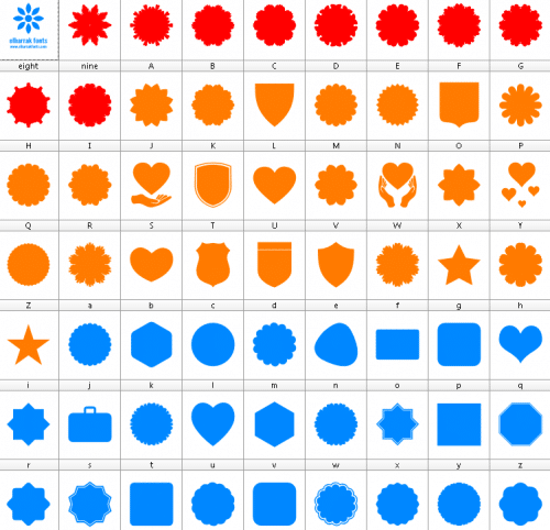 Font Shapes 2019 Font