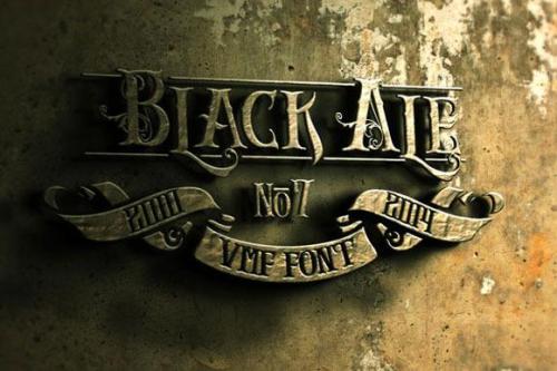 Gold And Bone Font 2