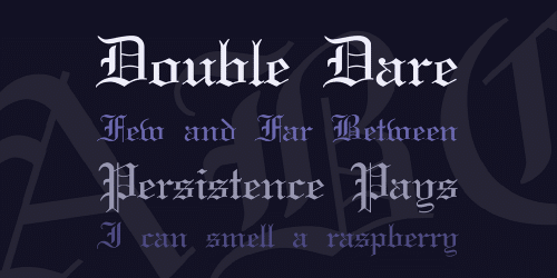 Holy Union Font 1