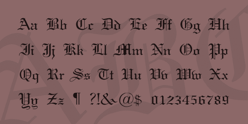 Holy Union Font 3