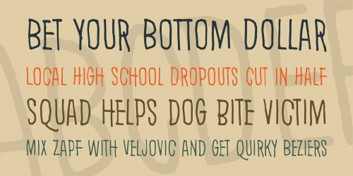 I Love The Smell Of Rain Font 3