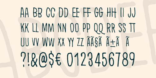 I Love The Smell Of Rain Font 4