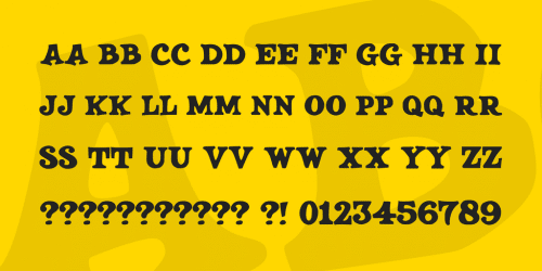 JMH Saloon Font 5