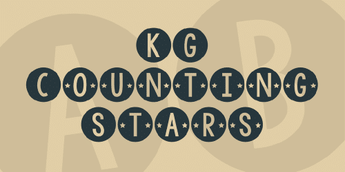 KG Counting Stars Font 1