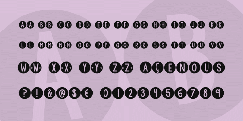 KG Counting Stars Font 3