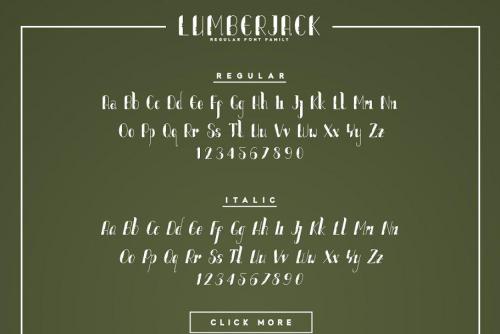 Lumberjack Font Family 11