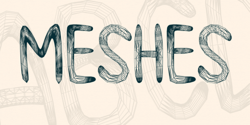 Mesh Font