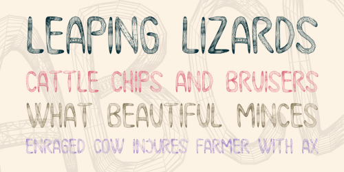 Mesh Font 2