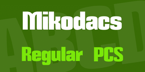 Mikodacs Font