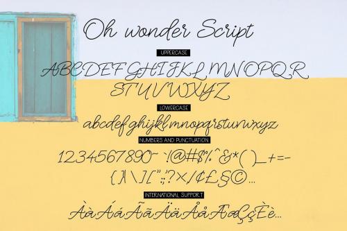 Oh Wonder Font 7