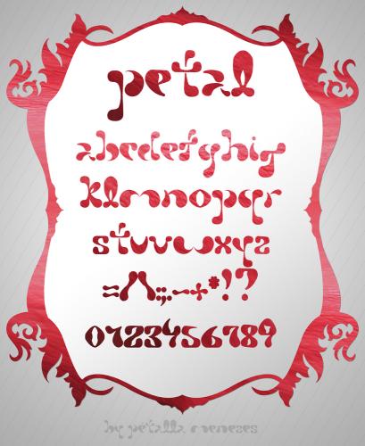 Petal Font