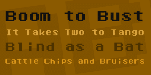 Ponderosa Font 1