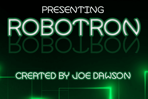 Robotron Font 1