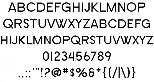 Sf Old Republic Font 2