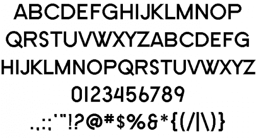 Sf Old Republic Font 4