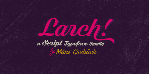 Shaded Larch Font 1