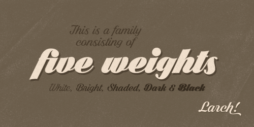 Shaded Larch Font 2