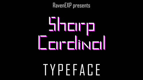 Sharp Cardinal Font