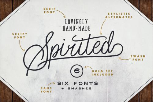 Spirited Serif Bold Font 5