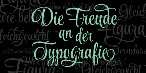 Style Script Font Family