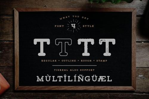 Tigreal Font Family 4