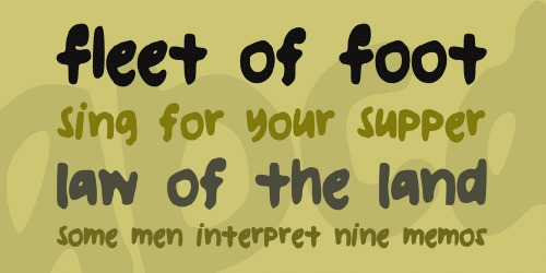 Ugly Handwriting Font 1