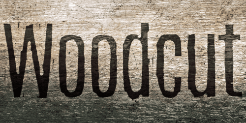 Woodcut Font