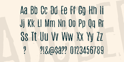 Woodcut Font 4