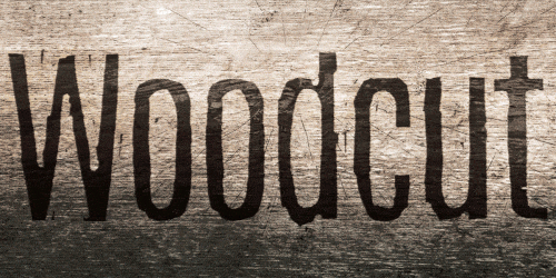 Woodcut Font 6