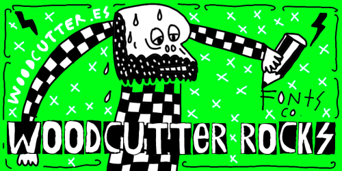 Woodcutter Rock Font