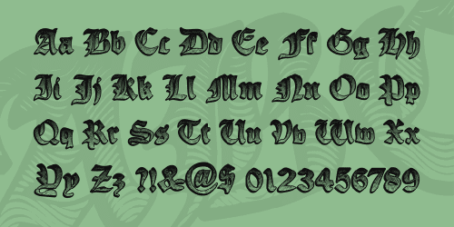 Ye Olde Oak Font 1