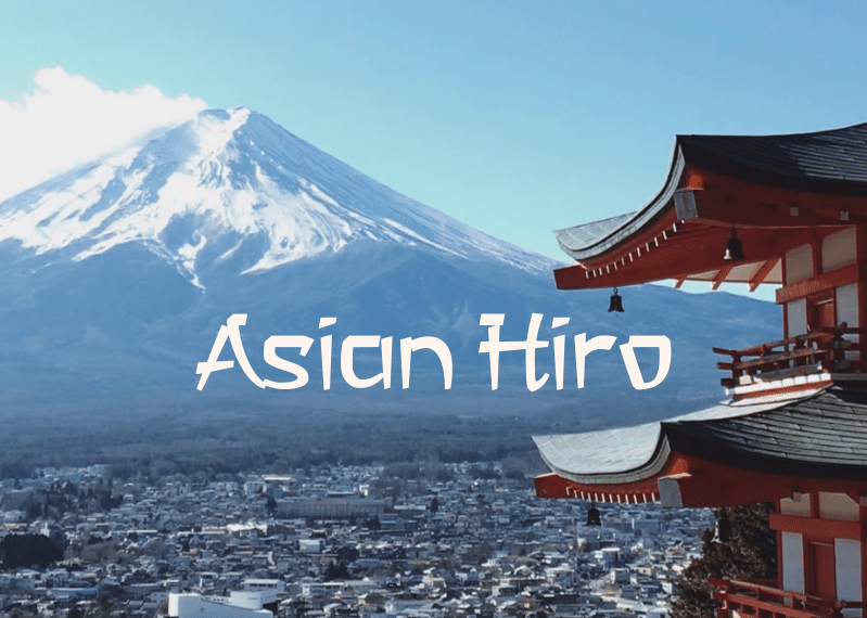 A Asian Hiro Font 1