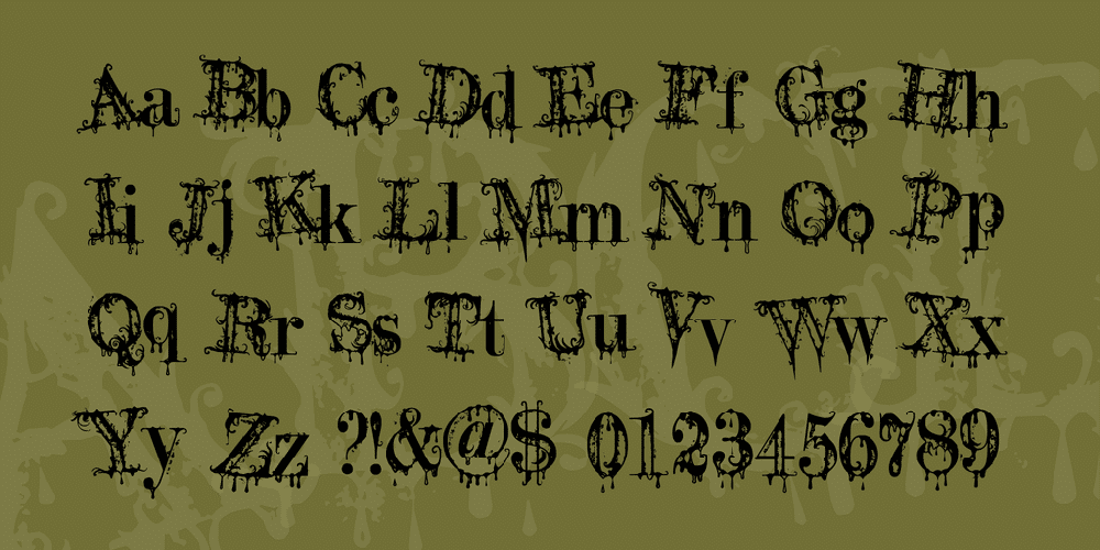 A Lolita Scorned Font 3