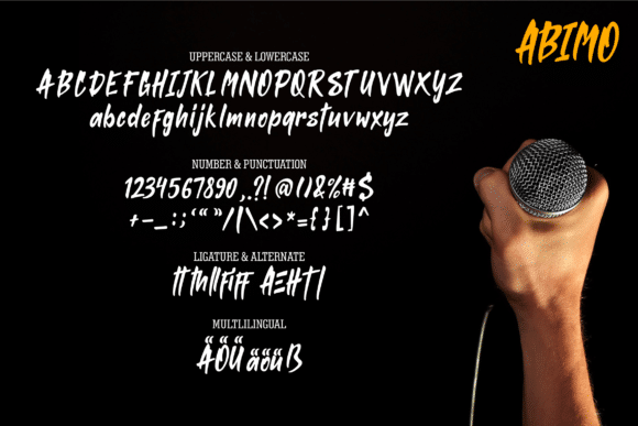 Abimo Handwritten Font 5