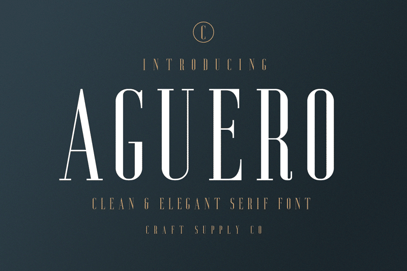 Aguero Serif Font