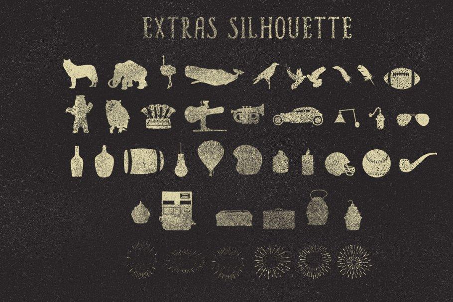 Alpha Rough Font Family 5