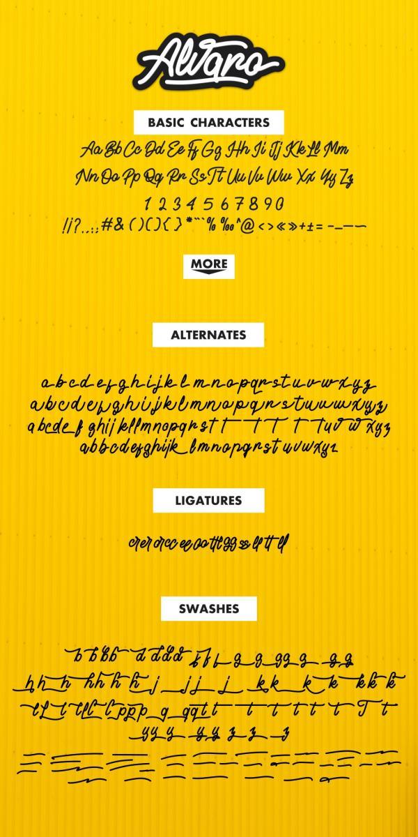 Alvaro Handwritten Font 9