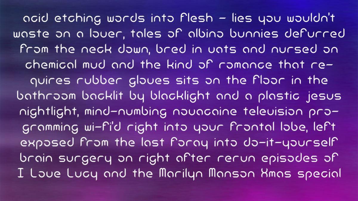 Android Insomnia Font 2