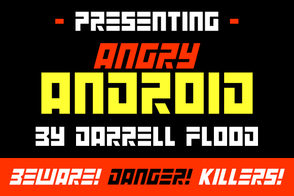 Angry Android Font