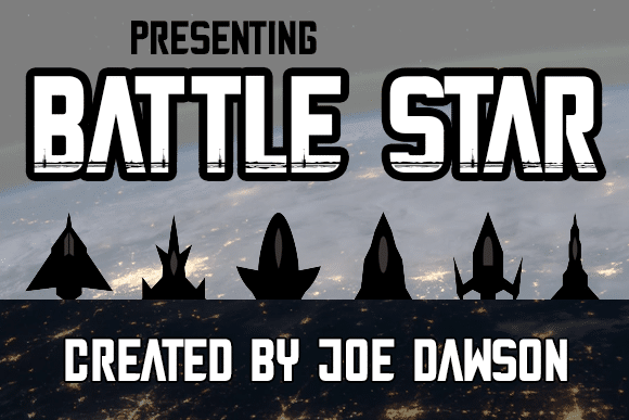 Battle Star Font 1