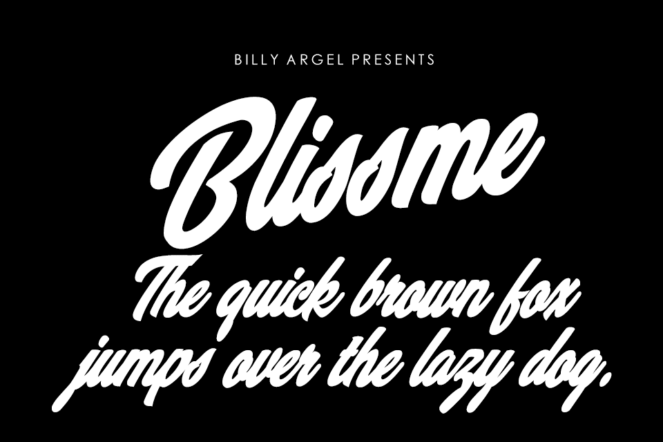 Blissme Font