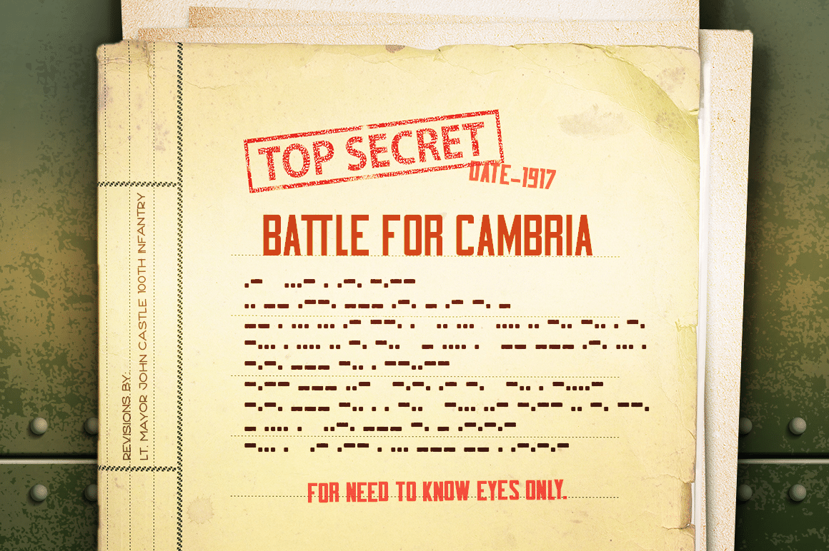 Bootcamp Morsecode Font