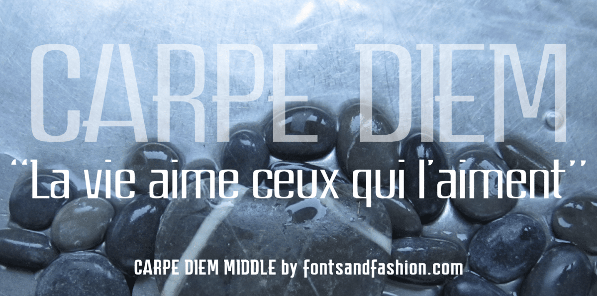 Carpe Diem Middle Font