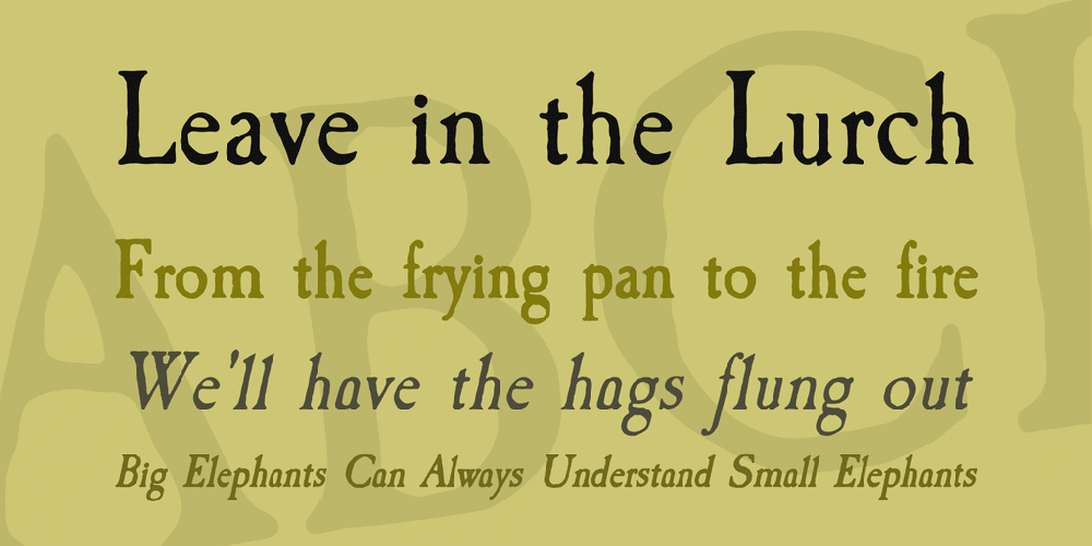Caslon Antique Font 1