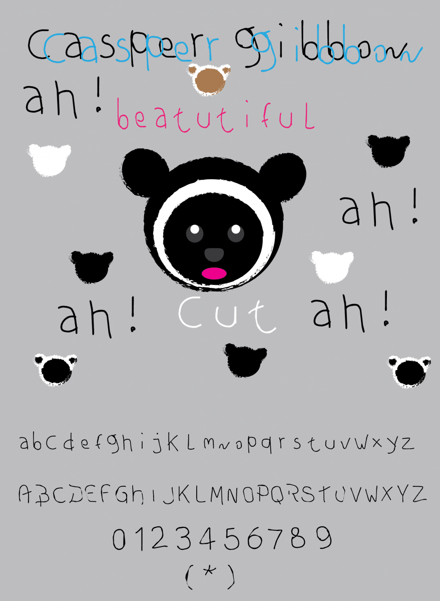 Casper Gibbon Font 1
