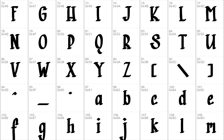 Charlotte Paraline Font 2