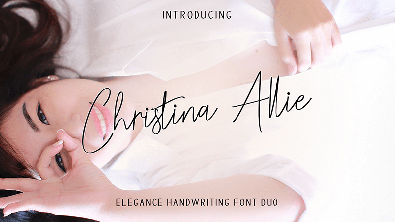 Christina Allie Script Font