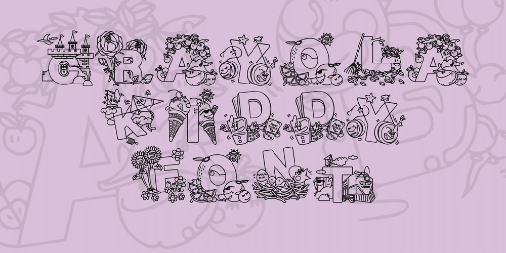 Crayola Kiddy Font