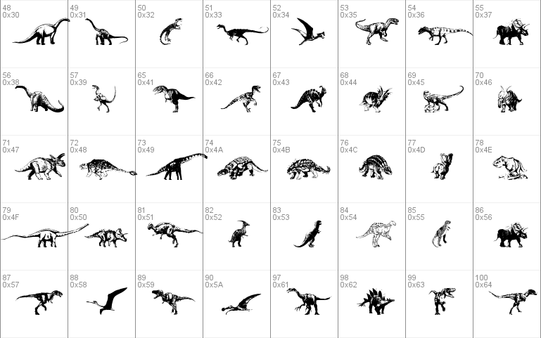 Dinosaurs Font 1