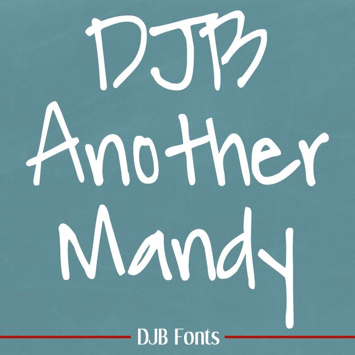 Djb Another Mandy Font